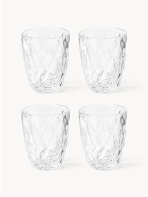 Tumblers Colorado with Textured Pattern, Set of 4