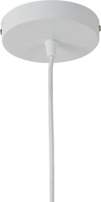 Candeeiro suspenso moderno bege com natural 50cm 3-luzes - Drum Duo