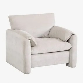 Cadeira Estofada Serra Cinzento Claro Chenille - Sklum