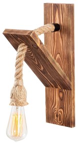 Lâmpada de Parede Erebos – Madeira – 11 x 21 cm, Altura: 40 cm