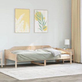 vidaXL Cama sem colchão 90x190 cm madeira de pinho maciça