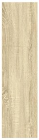 Estante 80x30x114 cm derivados de madeira carvalho sonoma