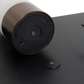 LED Conjunto de 12 Candeeiros de Mesa Bronze Escuro RGBW Recarregáveis Com Estação de Carregamento Incluída - Alessia Art Deco
