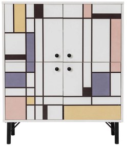 Armário Multiuso Multilux – Branco – 95x111x36 cm