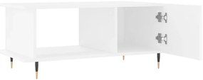 Mesa de centro 90x50x40 cm madeira processada branco
