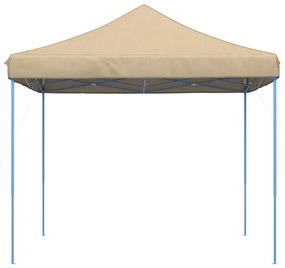 Tenda para festas pop-up dobrável 292x292x315 cm bege