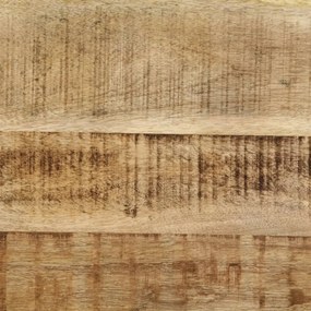 Mesa de centro 110x55x40 cm madeira de mangueira áspera maciça