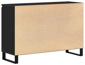 Buffet vidaXL Carvalho Preto 104x35x70 cm Madeira Compensada
