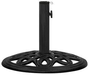 Base para guarda-sol ferro fundido 44x44x32 cm preto