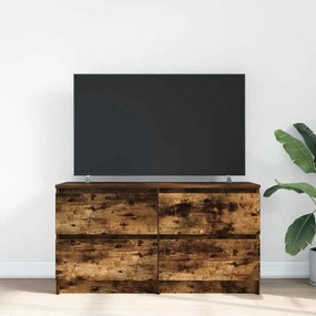 Móvel p/ TV 100x35x54 cm madeira processada carvalho fumado