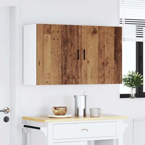 Armários parede cozinha 2 pcs Porto madeira antiga