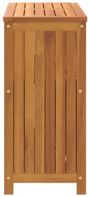 Mesa consola para jardim 80x35x75 cm madeira de acácia maciça