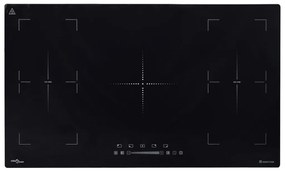 vidaXL Placa de indução encastrar c/ ecrã tátil flexizone 3000 W 86 cm