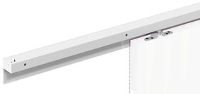 Kit de ferragens para porta de correr tira liga alumínio 200 cm