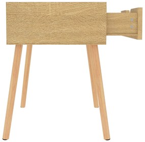 Mesa de cabeceira 40x40x56 cm derivados madeira carvalho sonoma