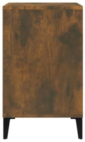 Sapateira 102x36x60 cm derivados de madeira carvalho fumado