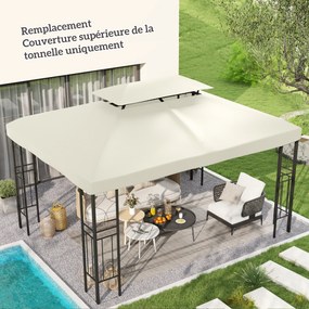 Cobertura de substituição para Tenda 3 x 4 m (NÃO INCLUIDA) creme