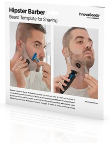 Molde de Barba Hipster Barber InnovaGoods