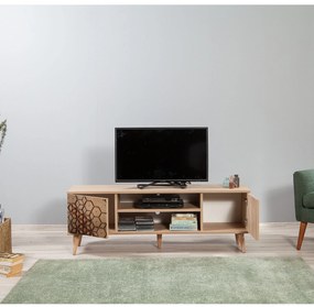 Móvel TV Truva – Carvalho Sonoma – 140x50x40 cm