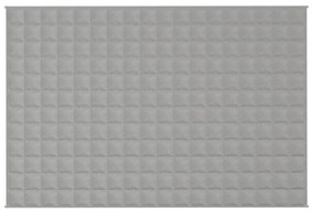Manta pesada 5 kg 122x183 cm tecido cinza
