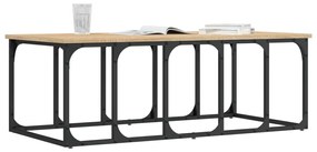 Mesa de centro 100x50x35,5 cm derivados madeira carvalho sonoma