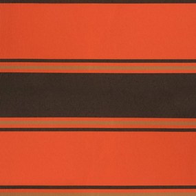 Toldo retrátil automático 3x2,5 m laranja e castanho