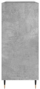 Armário p/ discos 84,5x38x89 cm derivados madeira cinza-cimento