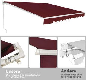 Base redonda para guarda-chuva externo de 18 polegadas e 31 libras