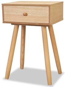Mesas de cabeceira 2 pcs pinho maciço 40x30x61 cm castanho