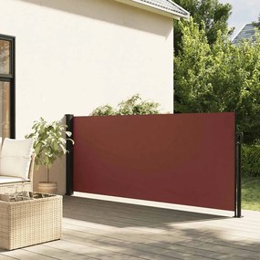 Toldo lateral retrátil 117x300 cm castanho