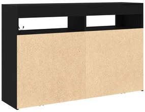 Sideboard Carvalho preto Madeira engenheirada 116 x 30 x 75 cm