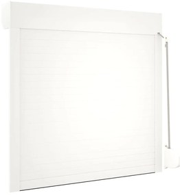 Persiana de enrolar em alumínio 100x100 cm branco