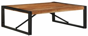 vidaXL Mesa de centro 100x100x35 cm madeira de acácia maciça