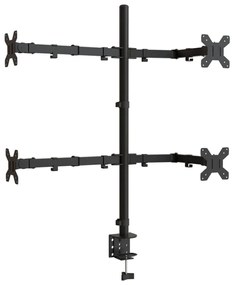 Suporte para monitor VESA 75/100 mm aço preto