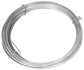 Cerca de arame com postes 25x1,25 m aço galvanizado prateado