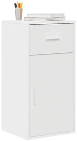Armário Branco Branco MDF Compacto Armazenamento Armário