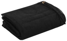vidaXL Rede de reboque PEAD 1,5x2,2 m preto