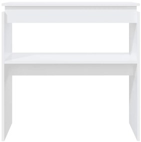 Mesa consola 80x30x80 cm derivados de madeira branco
