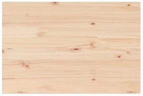 Tampos de mesa retangulares 3 pcs 80x53x1,7 cm pinho maciço