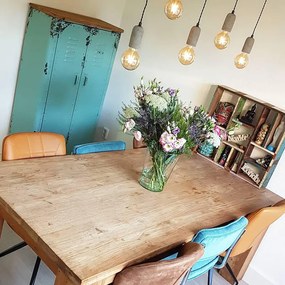 Candeeiro de suspensão industrial cinzento em betão - Cava 5