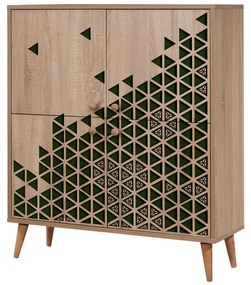 Armário Multiuso Multilux – Carvalho Sonoma – 95x111x36 cm