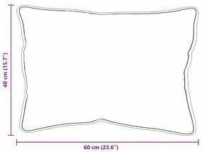 Almofada Branco 40 x 60 cm 85gsm 100% poliéster