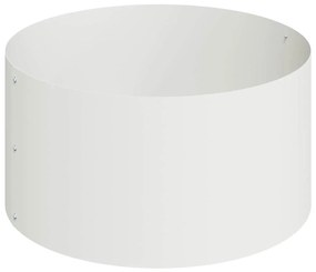 Plantadeira de Metal Aço/branca Aço Revestido a Pó Grande Simples