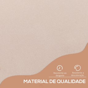 Toldo Manual Retrátil 200x150 cm com Manivela de Alumínio Ângulo Ajust