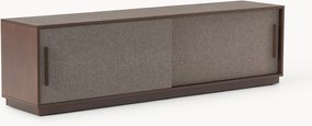 Móvel de TV em madeira com frente estofada Wisp