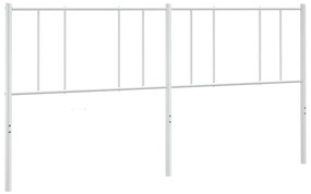 Cabeceira de cama 180 cm metal branco
