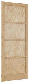 Porta Interna 'ORKDAL'93x232x4 cm de Madeira Sólida de Pinus