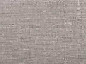 Cama de casal em tecido cinzento claro 160 x 200 cm LA ROCHELLE Beliani