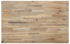 Mesa de jantar 110x70x75 cm madeira de acácia maciça