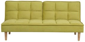 Sofá-cama verde SILJAN Beliani